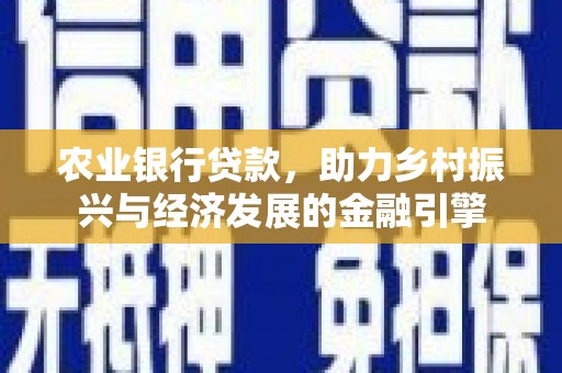 隆尧农业银行贷款，助力乡村振兴与经济发展的金融引擎