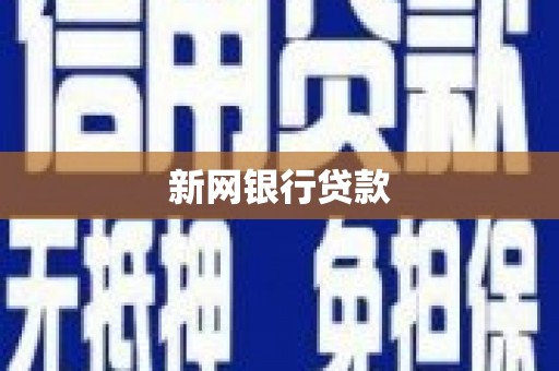 隆尧新网银行贷款