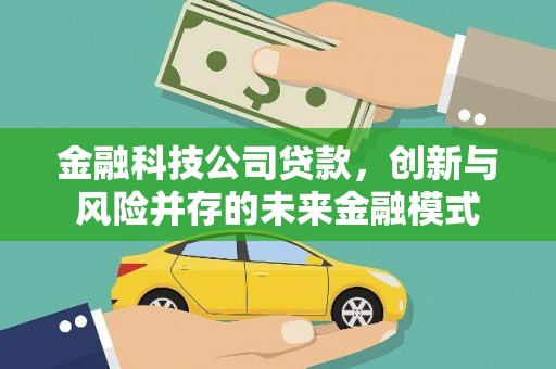隆尧金融科技公司贷款，创新与风险并存的未来金融模式