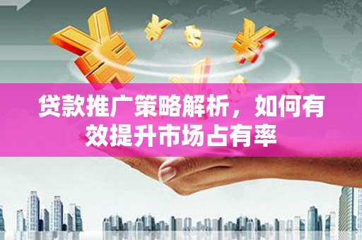 隆尧贷款推广策略解析，如何有效提升市场占有率