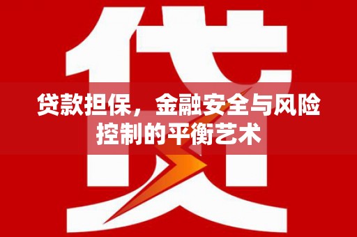 隆尧贷款担保，金融安全与风险控制的平衡艺术