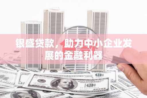 隆尧银盛贷款，助力中小企业发展的金融利器