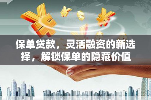 隆尧保单贷款，灵活融资的新选择，解锁保单的隐藏价值