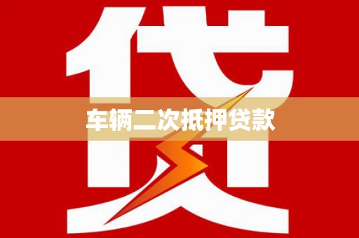 隆尧车辆二次抵押贷款