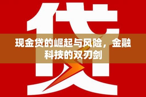 隆尧现金贷的崛起与风险，金融科技的双刃剑