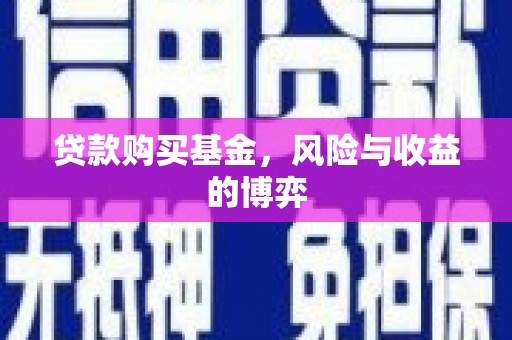隆尧贷款购买基金，风险与收益的博弈