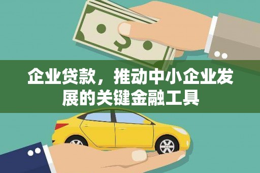 隆尧企业贷款，推动中小企业发展的关键金融工具