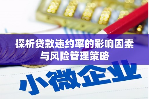 隆尧探析贷款违约率的影响因素与风险管理策略