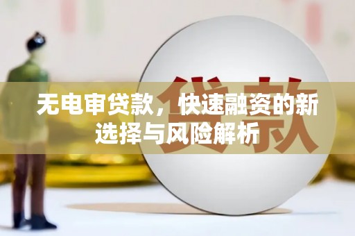 隆尧无电审贷款，快速融资的新选择与风险解析