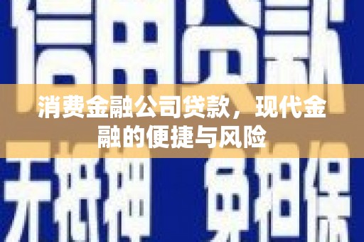 隆尧消费金融公司贷款，现代金融的便捷与风险