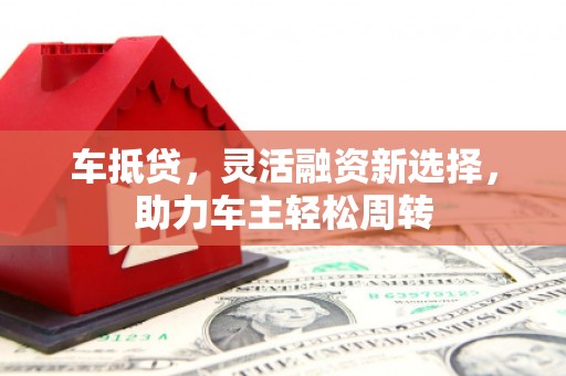 隆尧车抵贷，灵活融资新选择，助力车主轻松周转