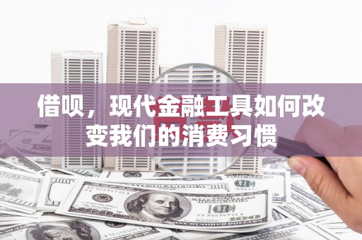 隆尧借呗，现代金融工具如何改变我们的消费习惯