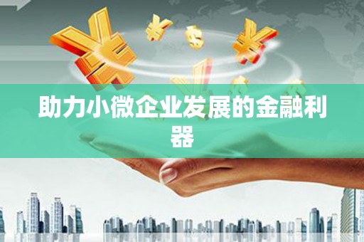 隆尧助力小微企业发展的金融利器