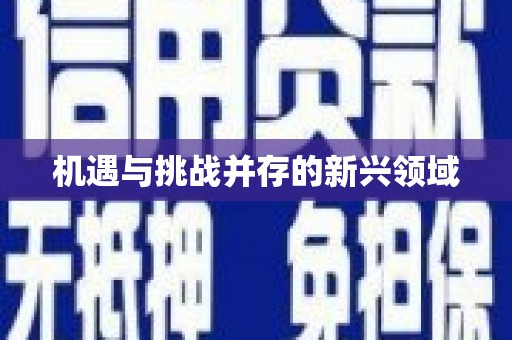 隆尧机遇与挑战并存的新兴领域