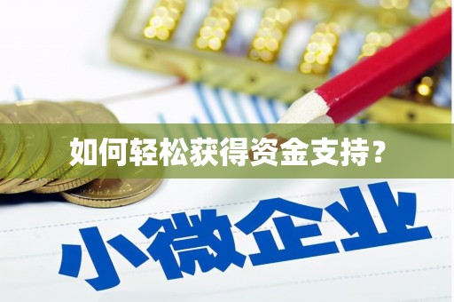 隆尧如何轻松获得资金支持？