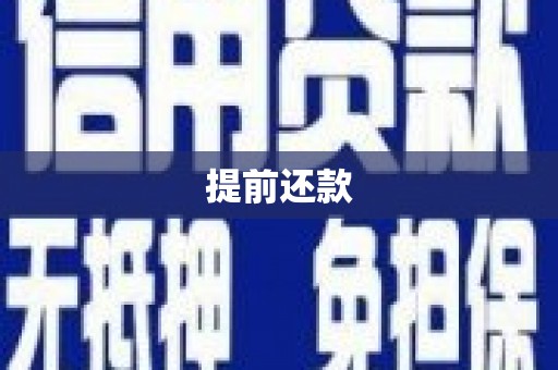 隆尧提前还款