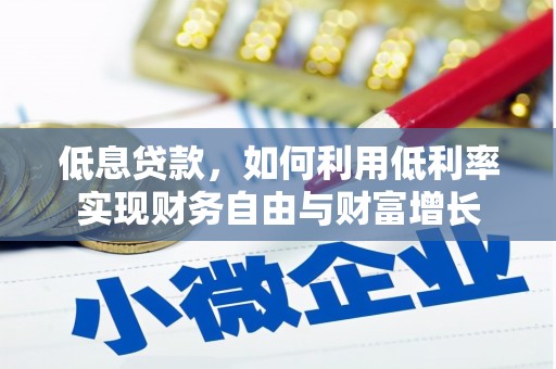 隆尧低息贷款，如何利用低利率实现财务自由与财富增长