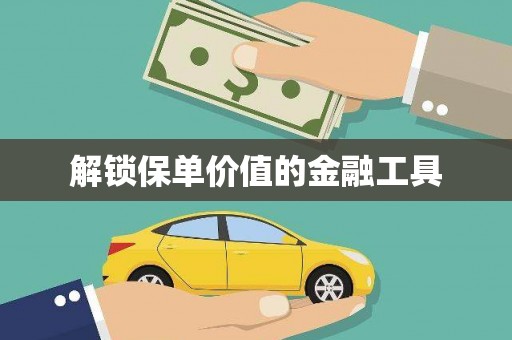 隆尧解锁保单价值的金融工具