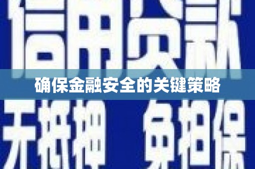 隆尧确保金融安全的关键策略
