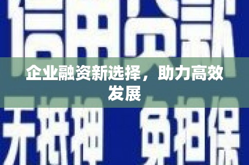 隆尧企业融资新选择，助力高效发展