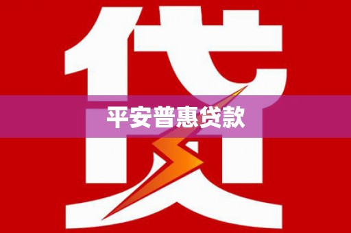 隆尧平安普惠贷款