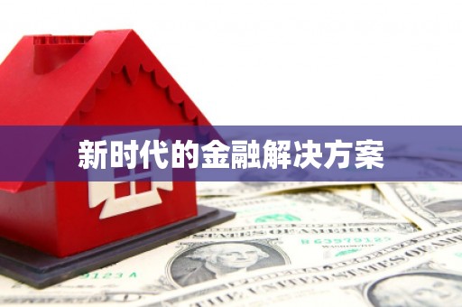 隆尧新时代的金融解决方案