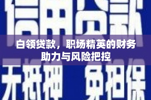 隆尧白领贷款,职场精英的财务助力与风险把控 隆尧白领贷款,职场精英的财务助力与风险把控