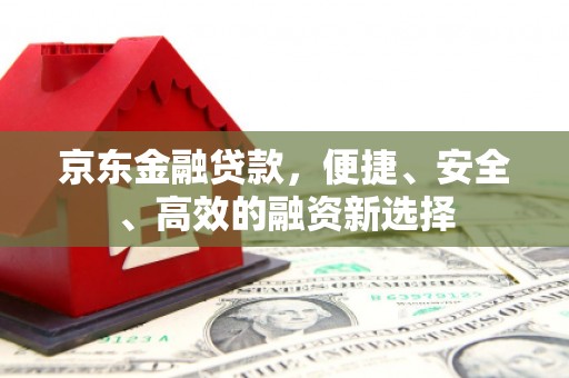隆尧京东金融贷款，便捷、安全、高效的融资新选择